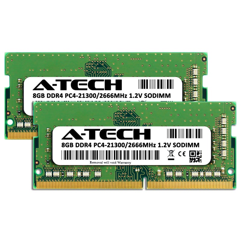 A-Tech 16GB Kit (2x8GB) RAM for Apple iMac & Mac mini (2018, 2019 & 2020) | DDR4 2666 MHz SODIMM PC4-21300 / PC4-21333 260-Pin SO-DIMM Memory Upgrade - Image 2